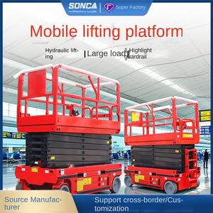 Plataforma Elevadora Hidráulica Móvil con Control Remoto, Camiones Elevadores Hidráulicos Autopropulsados para Operaciones de Elevación y Reparación en Fábrica - Product Image 4