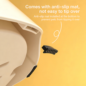 Nuevo Producto Transfronterizo: Comedero Lento Antiderrames y Antideslizante Dos en Uno de Plástico de Grado Alimenticio para Perros - Product Image 4