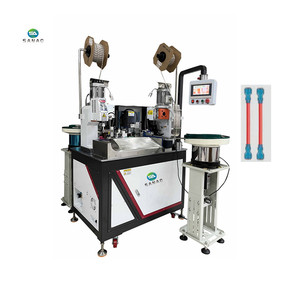 Machine automatique de sertissage de fils et d'insertion de gaines isolées SA-1780-A, machine à bornes à double gaine entièrement automatique - Product Image 1