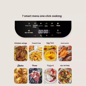 Freidora de Aire Multifuncional para el Hogar de 1200W con Asa Fría al Tacto y Cesta de Vidrio Transparente, Cocina 8 en 1, Sin Necesidad de Voltear - Product Image 2