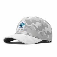 Casquettes de sport personnalisées OEM/ODM en camouflage pour hommes, avec fermeture snapback réglable, visière perforée et calotte structurée, vente en gros