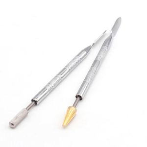 Applicateur de teinture et de colle pour bords DIY, outil de peinture rapide pour le cuir, double tête en laiton - Product Image 1