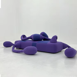 Sofá Modular Artístico con Forma de Pulpo, Estilo Italiano Moderno y de Lujo, para Salas de Juego Retro-Futuristas y Cafés - Product Image 6