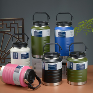 Bouteille d'eau chaude 2 litres à double paroi en acier inoxydable, isolée sous vide, thermos, bouteille d'eau de camping à <span class=keywords><strong>grande</strong></span> capacité - Product Image 2