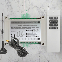Automatisation domestique automatique 12 canaux, télécommande sans fil 433 MHz, relais AC 220V DC12V/24V, interrupteur RF, émetteur 12 boutons, éclairage