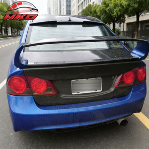 Convient pour Honda Civic Sedan 2006-2015, becquet de toit style V, noir mat - Product Image 3