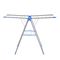 Séchoir à linge pliable portable d'intérieur pour vêtements, style aile, pour agent d'achat domestique