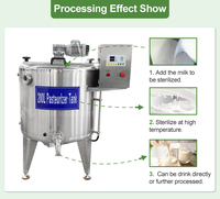 Offre Spéciale – Machine de Pasteurisation UHT pour Jus, Bière et Lait, Capacités 100L, 300L, 500L, 1000L, avec Équipement de Refroidissement