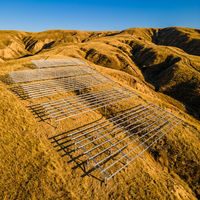 Sistema de Montaje Solar en Suelo de Pilar Único de Acero Galvanizado en Caliente, Rentable