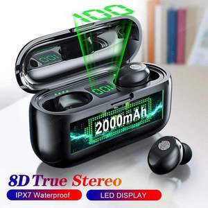 Nuevos Auriculares Inalámbricos Originales F9 Air Tws BT 5.0 con Bajos 3D, Audífonos <span class=keywords><strong>Airdots</strong></span> <span class=keywords><strong>Pro</strong></span> - Product Image 6