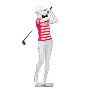Cửa Sổ Hiển Thị Golf Phụ Nữ Mannequin Để Bán
