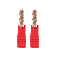 Fraise en bout en carbure monobloc HRC45/55/60/70 CNC outil de coupe fraise carrée pour bois métal fraise mèches de routeur