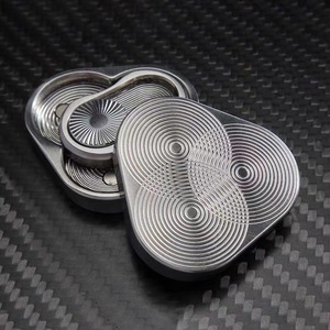Nhà máy trực tiếp ppb mang theo <span class=keywords><strong>Fidget</strong></span> Spinners nguồn của nhà máy xuyên biên giới nổ tam giác quay đẩy thẻ giải nén kim loại - Product Image 4