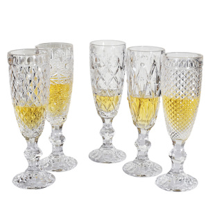 Coupe en verre de cristal gravé en relief français gobelet de grande valeur pour dames Design moderne pour Champagne vin <span class=keywords><strong>whisky</strong></span> Bar accessoires - Product Image 4