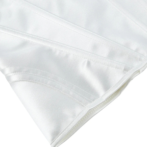 Corsés blancos sobre el busto, Tops con cordones, corpiño gótico Steampunk nupcial, Lencería moldeadora de cuerpo, corsés de Mujer, corsé de Torso largo para Mujer - Product Image 6