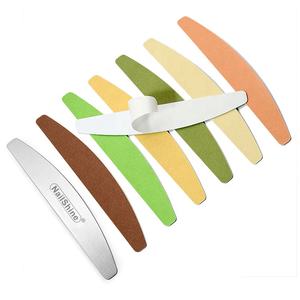 สแตนเลสตะไบเล็บ + 10 ชิ้นเปลี่ยนกระดาษทราย Pad ชุดแต่งเล็บ 8 สีสต็อกเปลี่ยนกระดาษทราย Pad ชุด - Product Image 4