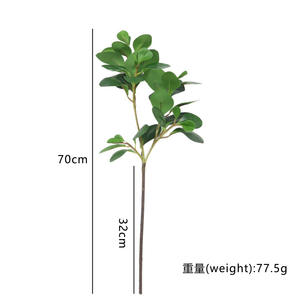 Piante Decorative artificiali di alta qualità vero tocco foglie verdi per interni esterni giardino giardino arredamento professionale - Product Image 5