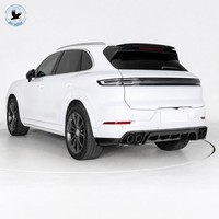 Diffuseur arrière en fibre de carbone sèche noir brillant SKY-DESIGN à fixation par boulons pour 9Y0 2024-2026 Facelift