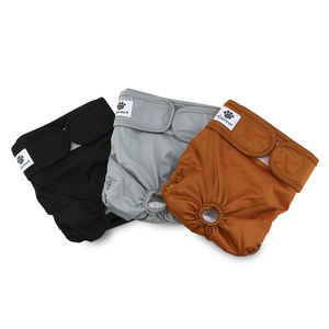 Couche imperméable douce pour animaux de compagnie chiot chien haute absorption femelle chien enveloppes ventre bande chien couches lavables réutilisables - Product Image 3