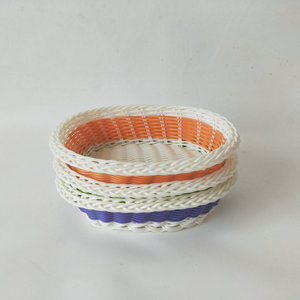 Nhật Bản PP dệt Tai nghe dòng lưu trữ giỏ Phân loại phụ kiện máy tính để bàn khung trang điểm nhà mây giỏ - Product Image 6