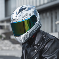 Casque de moto tout-terrain Super Septembre Dirt Bike, construction durable en ABS, aérations réglables, homologué DOT, personnalisable