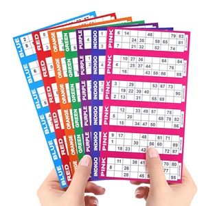 Custom Bingo Supplies for Events Cards Sets Art Paper Digital Printing - Product Image 3