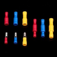 Connecteurs de fils électriques, bornes mâles et femelles, isolées, à sertir à froid, assortiment de connecteurs à sertir pour fils