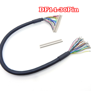 휴대용 의료 감지기 휴대용 진단 장비 LCD 패널용 OEM ODM DF14-30S LVDS 케이블 - Product Image 1