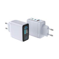 Layar Tampilan Digital Kualitas Terbaik Adaptor Pd Pengisi Daya Layar LCD Pintar 67W Pengisi Daya Tampilan Digital Gallium Nitrida