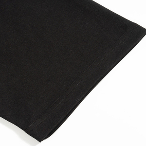 Hot Premium Quality Poliéster Algodón O Cuello Hombres Contraste Color Collar Cuff Oversize Tee Camiseta de doble capa - Product Image 5