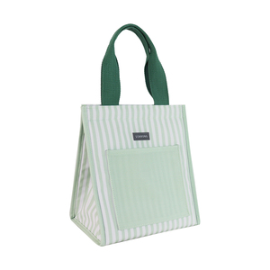 Wine-Inspired Design Eco-Friendly Reusable Polyester Waterproof Lunch Cooler <b>Bag</b> Insulated Zipper Closure Pearl Wool Aluminum - Product Image 5