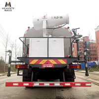 Camion-citerne à eau automatique diesel HEAVSTY 14500L pour le nettoyage routier et le contrôle de la poussière, 89 km/h, 18000 kg MVM, pour Shacman CLD5189GPSSX6