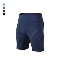 Logo personnalisé taille élastique 4 sens Stretch Legging léger serré actif course à pied Gym cyclisme entraînement Compression Shorts hommes