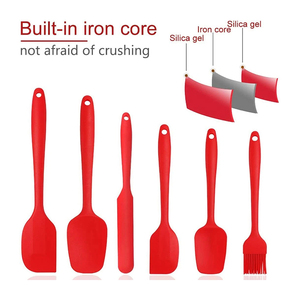 New Design Wholesale Heat Resistant Silicon <b>Baking</b> Spatula Cooking Cake <b>Silicone</b> Spreader Spatula Set - Product Image 2