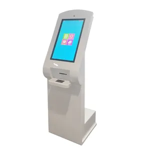 Bán buôn 21.5 inch cảm ứng điện dung màn hình kiosk tất cả trong một thông tin kỹ thuật số kiosk tự dịch vụ máy với máy in