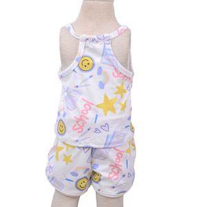Camiseta de Tirantes con Cuello Alto y Lazo para Niñas, 240g, Estampada, de Secado Rápido y Transpirable, Venta al Por Mayor - Product Image 3