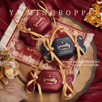 Vase à faveur de mariage européen 10 pièces, en papier, à Double tête, boîtes à bonbons en papier avec fleurs de ruban