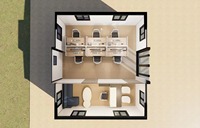 Maison mobile extensible de 20 pieds, 30 pieds, 40 pieds, maison préfabriquée pliable, mini-maison mobile