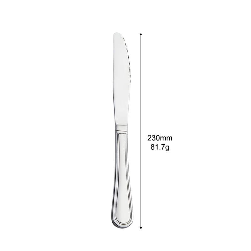 cuchillo de plata