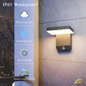 Lámpara Solar Plegable para Jardín, Impermeable IP65, Diseño Simple, Lámpara de Pared con Sensor de Movimiento, Lámpara de Pared para Patio con Energía Solar - Product Image 3