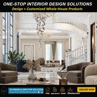 Solución Integral para Proyectos de Villas y Mansiones Neoclásicas de Lujo, Servicio Profesional de Diseño de Interiores y Planos de Casas con Renderizado 3D