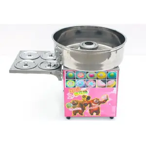 Economical high roasting speed cotton candy and popcorn machine Carnival party supplies sugar floss maker popcorn machine