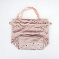 Personnalisé Paillettes Étoiles Imprimé D'emballage de Cordon Pochette Cadeau En Velours Doux Velours Bijoux Poussière Sac De Rangement
