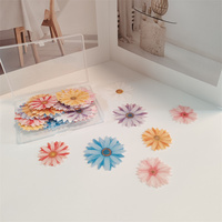 Décoration de gâteau en papier gaufré écologique de luxe, fleurs de papillon en feuille 3D artificielles comestibles, élégantes et glutineuses