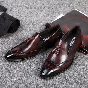 New design breathable men's Oxford <b>shoes</b> genuine leather formal business casual <b>shoes</b> for men - Product Image 3