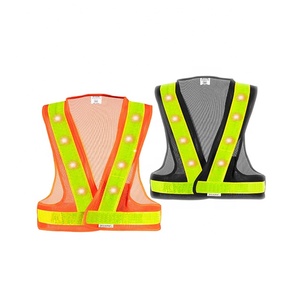 سترة أمان LED عالية الوضوح بالجملة، فئة ANSI 1، مقاومة للماء وعاكسة للضوء، للطوارئ مع شعار مخصص - Product Image 5