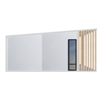 Casa Prefabbricata in Acciaio, Garage Compatto a Un Piano, Container da 20 Piedi, 1 Camera da Letto, Ufficio Moderno Staccabile, Casa Mobile Modulare