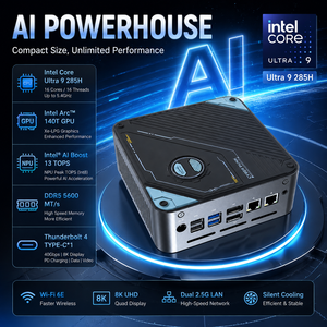 คอมพิวเตอร์ขนาดเล็ก Core Ultra 9 285H AI Mini PC 140T Graphics DDR5 5600 Thunderbolt 4 AI Powered Mini Computer ZKS800 Mini Co - Product Image 1
