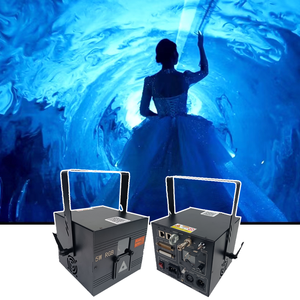 10W LED RGB Animación Luces de escenario Boda Espectáculo láser Haz Disco DJ Pista de baile Proyector Máquina de nieve Proyector de boda - Product Image 3