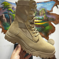 Bottes de randonnée pour hommes en cuir d'aventure en plein air, de qualité durable, confortables et élégantes Bottes hautes tactiques